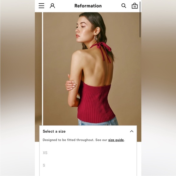 NWT • Delia sweater top in lipstick - Picture 4 of 7